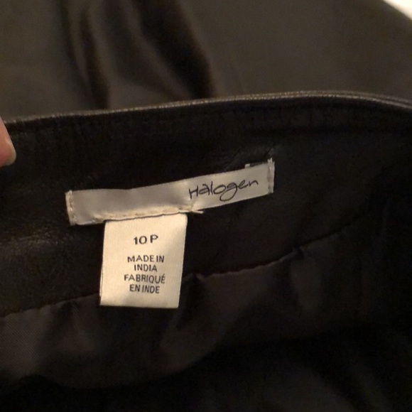 Halogen leather skirt - Picture 3 of 7